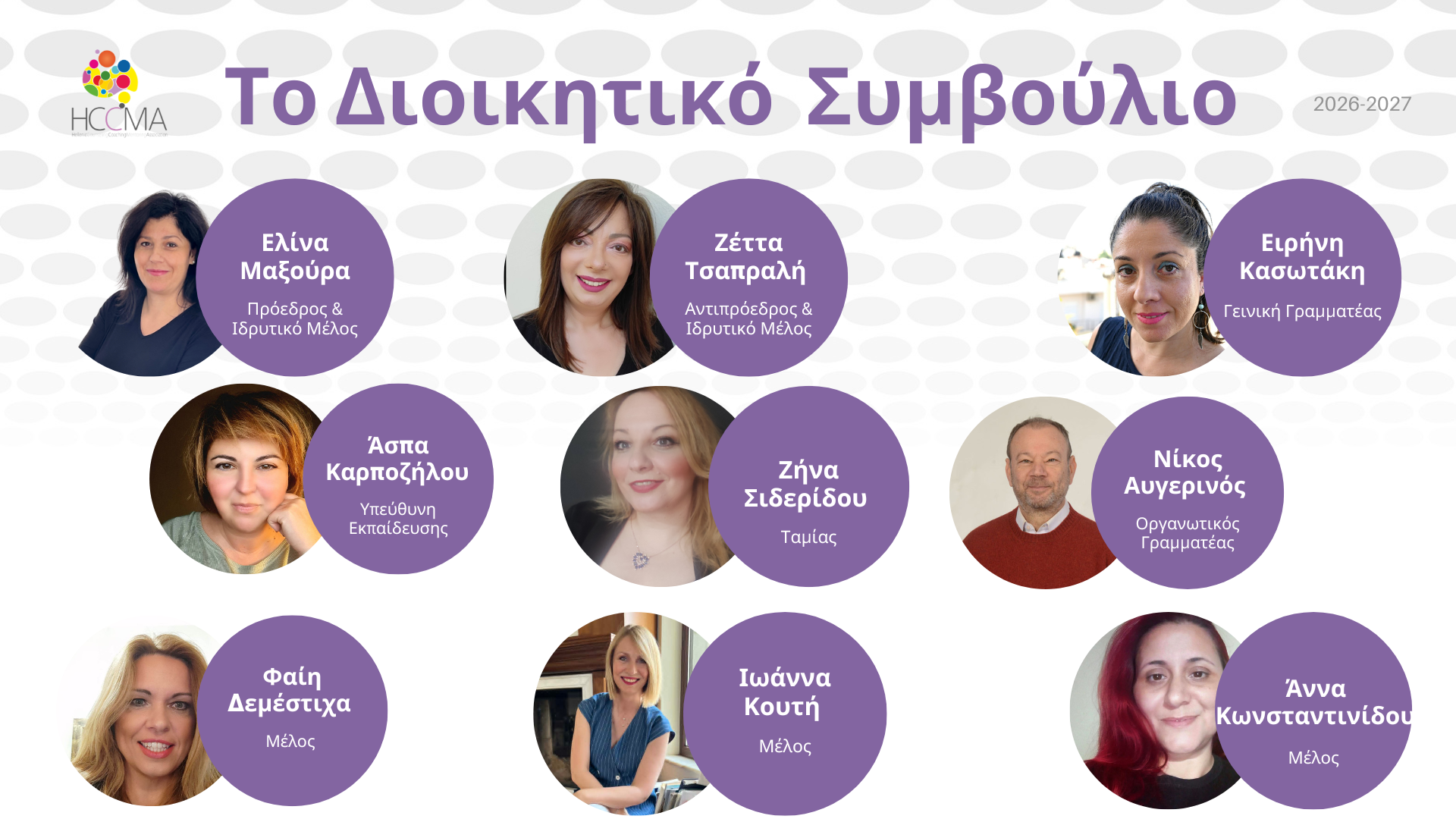 Σύσταση Διοικητικού Συμβουλίου 2026 – 2027